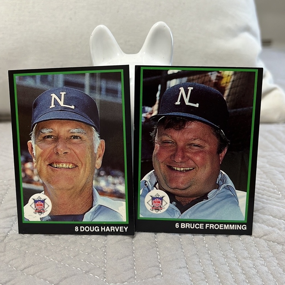 Doug Harvey 1988 Umpires #1 and Bruce Froemming 1988 Umpires #11